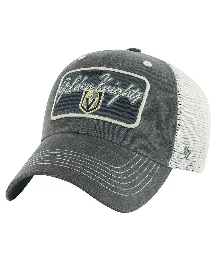 

Мужская темно-серая кепка Vegas Golden Knights Five Point Patch Clean Up Adjustable '47 Brand