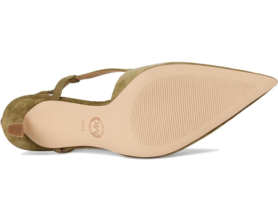 Туфли MICHAEL Michael Kors Alora Mid Sling, цвет Safari Green — фото 3