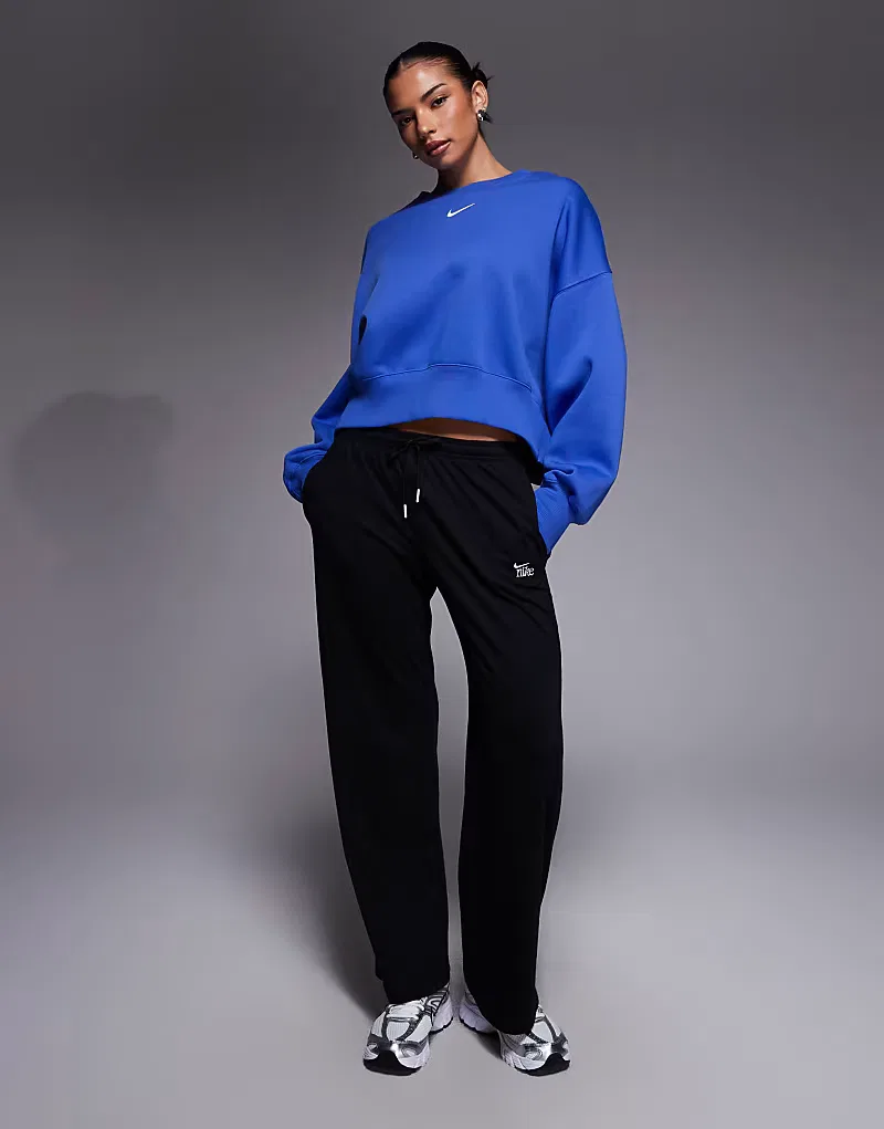 Толстовка Nike Phoenix Fleece оверсайз, синий — фото 2
