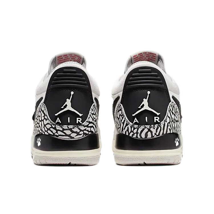 Кроссовки Jordan Legacy 312 Vintage Basketball Shoes Men Low-top Grey/white, белый/серый — фото 4
