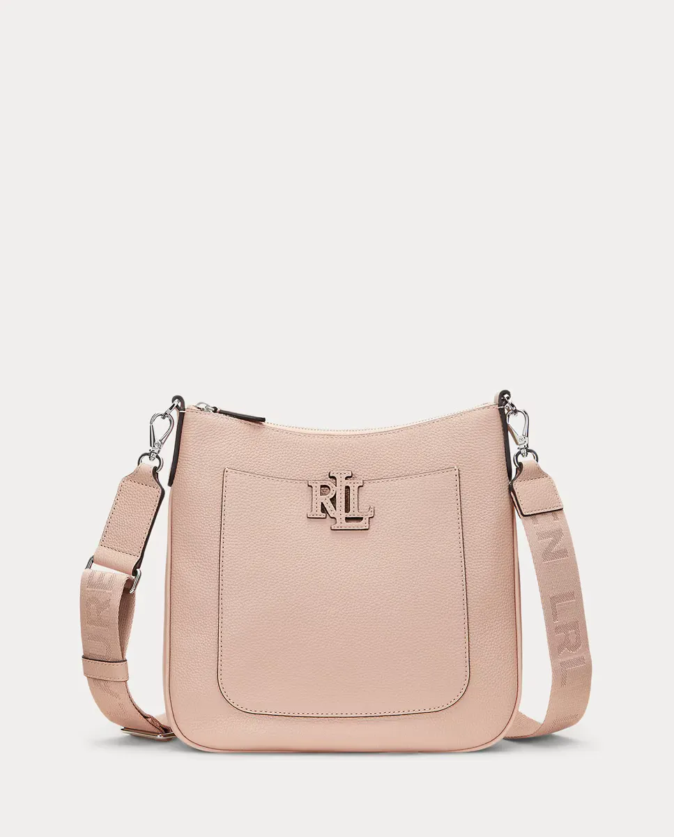 

Женская сумка через плечо Cameryn из зернистой кожи Lauren Ralph Lauren, цвет Rosa