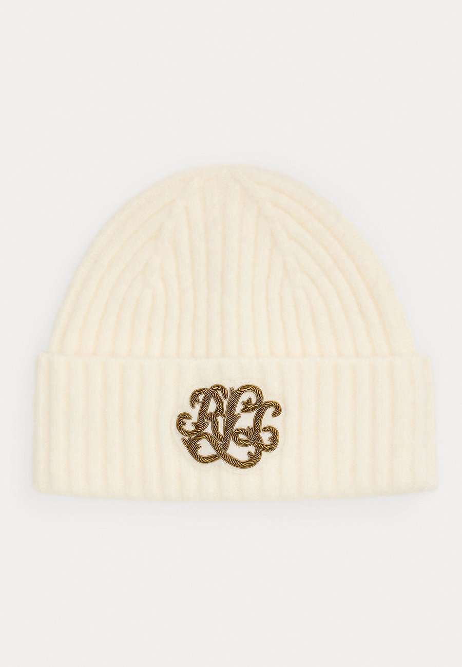 

Шапка Lauren Ralph Lauren BULLION RIB KNIT BEANIE, Cream/Off-White