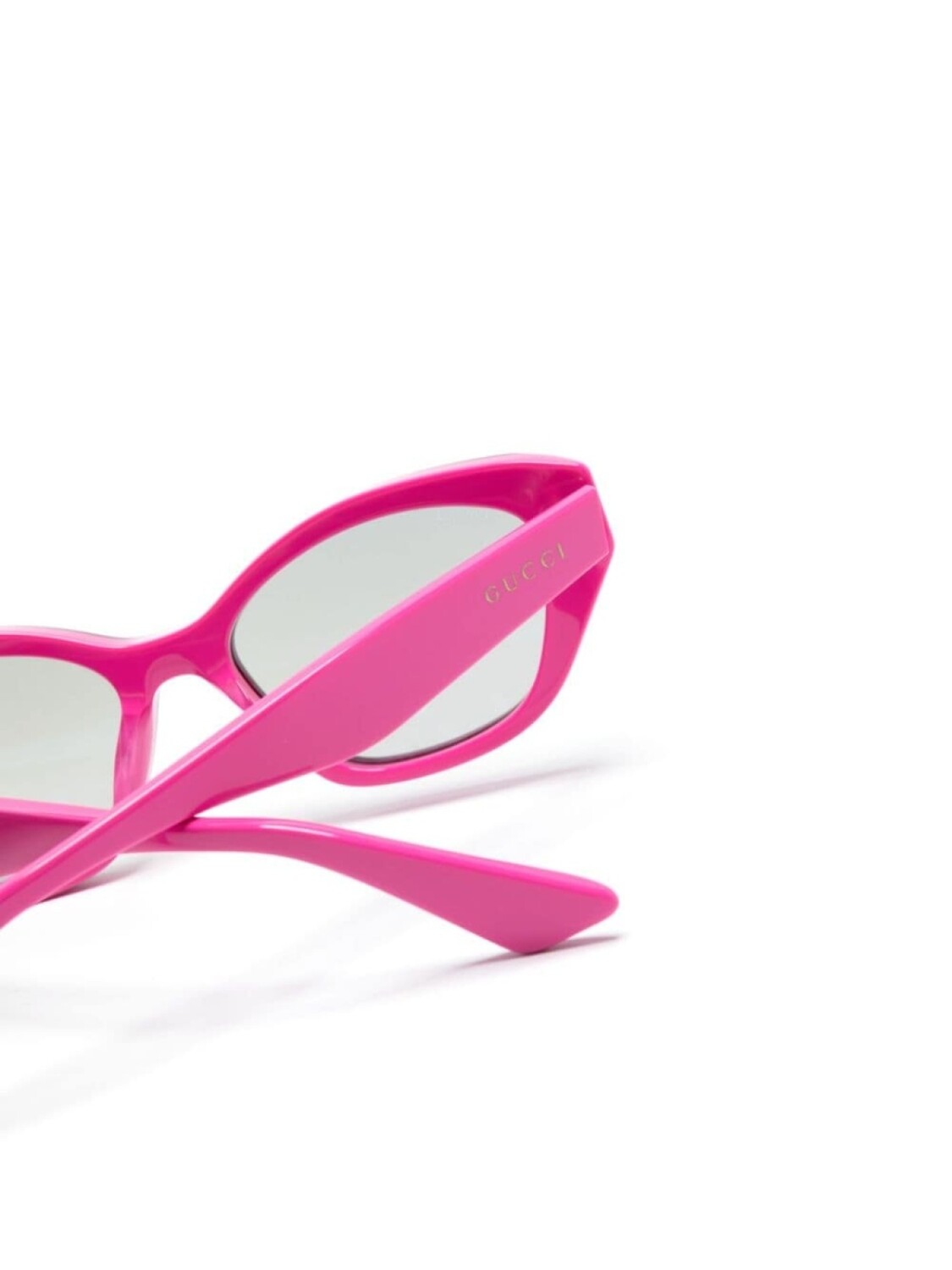 Gucci Eyewear солнцезащитные очки в оправе 'кошачий глаз', фиолетовый — фото 2