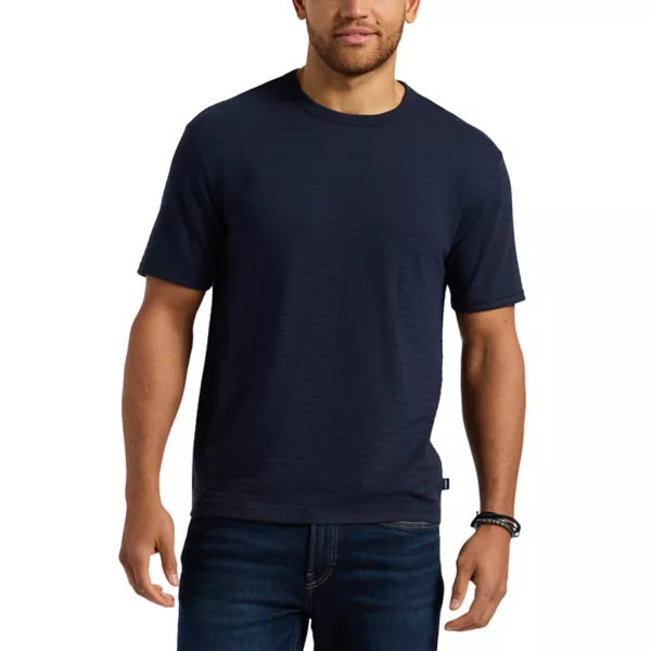

Мужская трикотажная футболка с фактурной полоской в тон Buffalo Jeans, цвет mirage