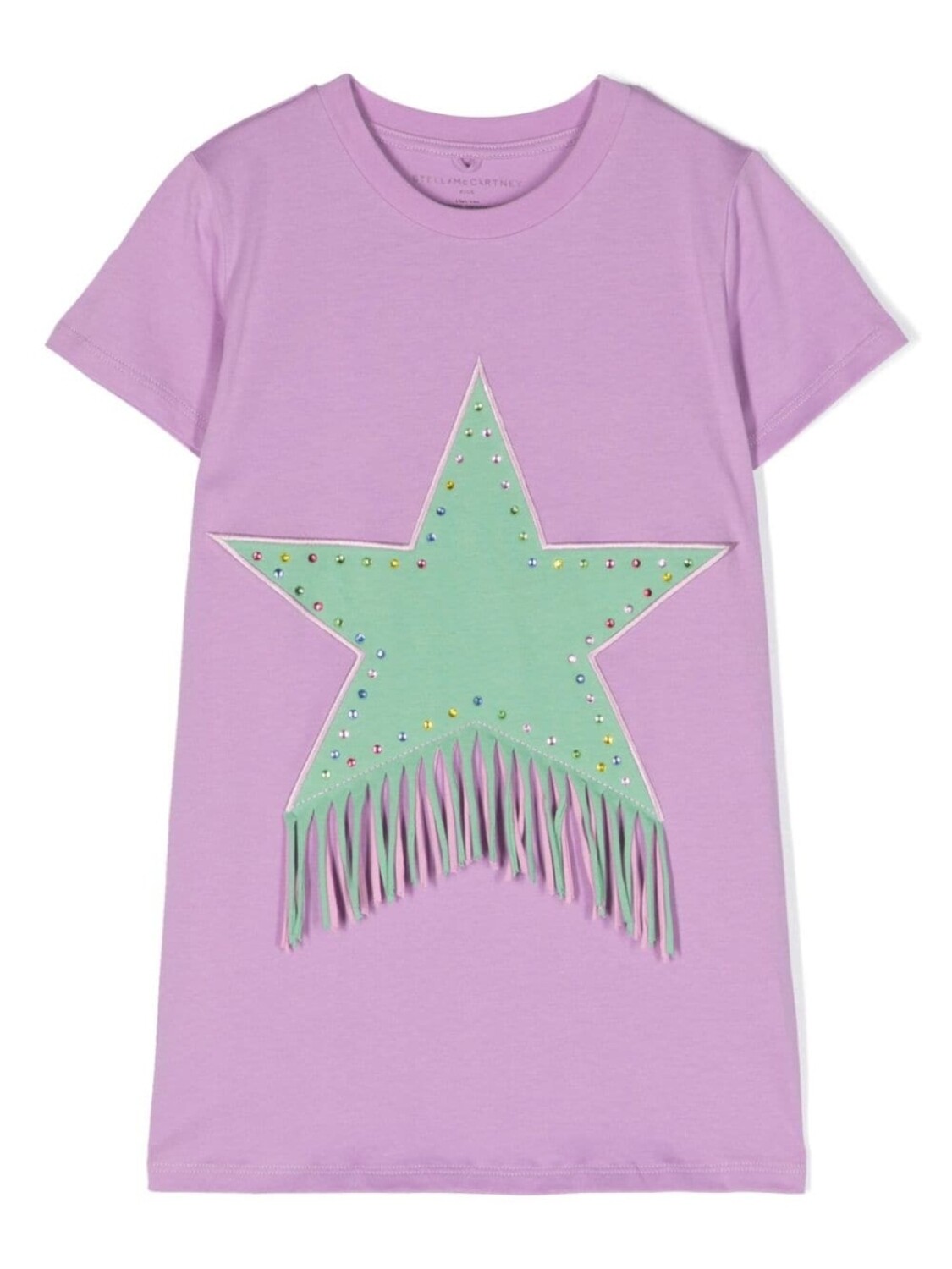 

Stella McCartney Kids платье-футболка с принтом, фиолетовый