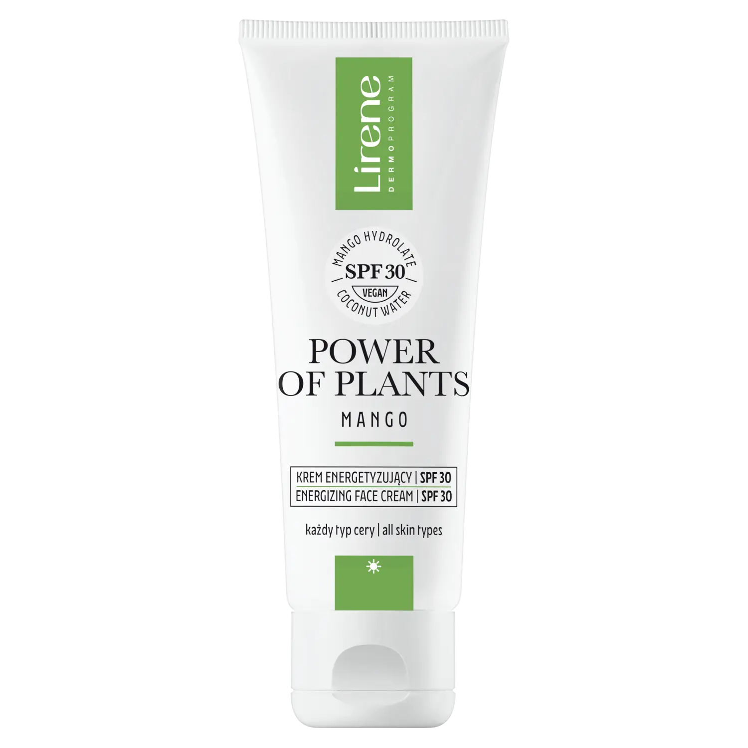 

Бодрящий крем для лица с манго spf30 Lirene Power Of Plants, 50 мл