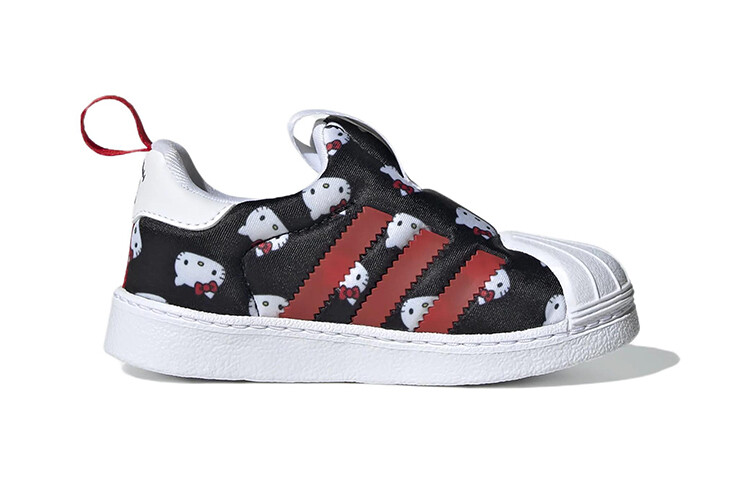 Сандалии Adidas Superstar 360 Hello Kitty Cloud White Core Black Vivid Red TD — фото 2