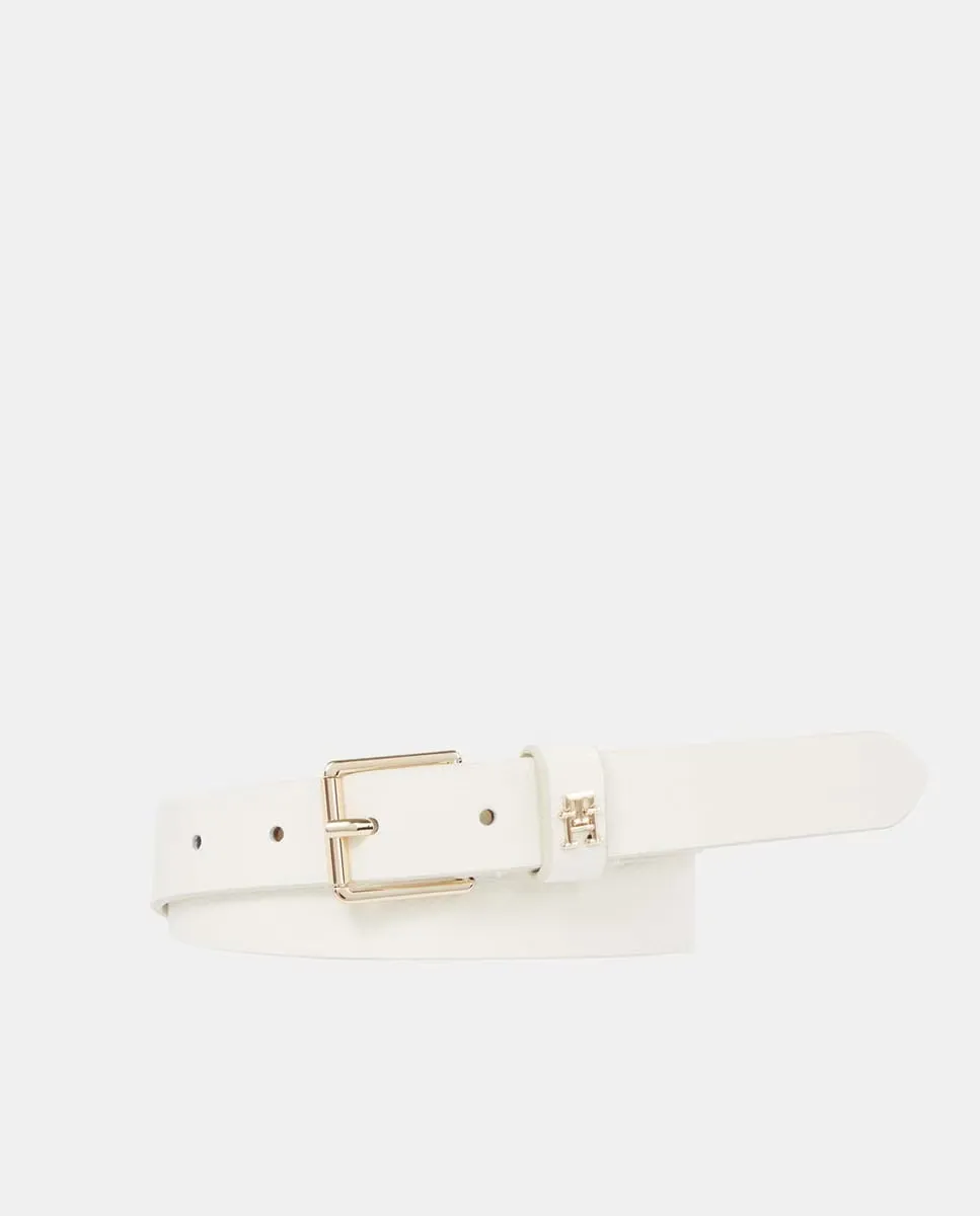 

Белый кожаный ремень Tommy Hilfiger, белый