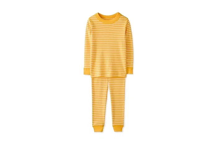 Пижама полосатая Long John Hanna Andersson, Sunshine/Ecru