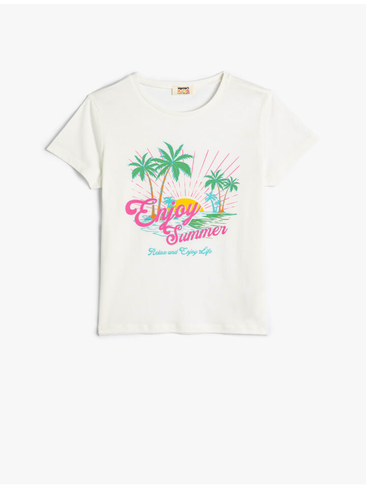 

Футболка KOTON T shirt, экрю