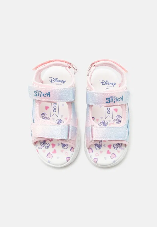 Сандалии disney с мигающими туфлями и ножками в виде стежка Friboo, Pink — фото 4