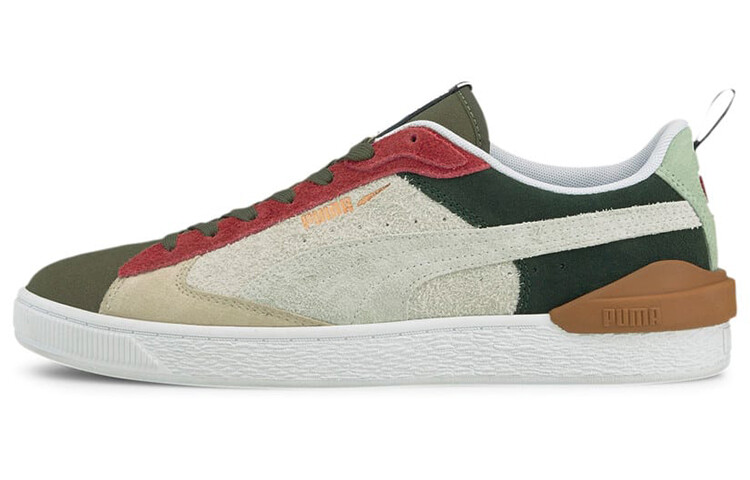 

Кроссовки Puma Suede Green Red Beige, Серый, Кроссовки Puma Suede Green Red Beige