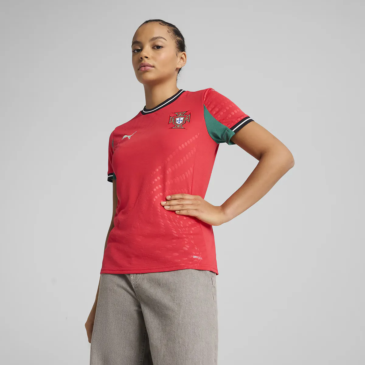 

Женская футболка 1st Equipment Portugal FPF Puma, красный
