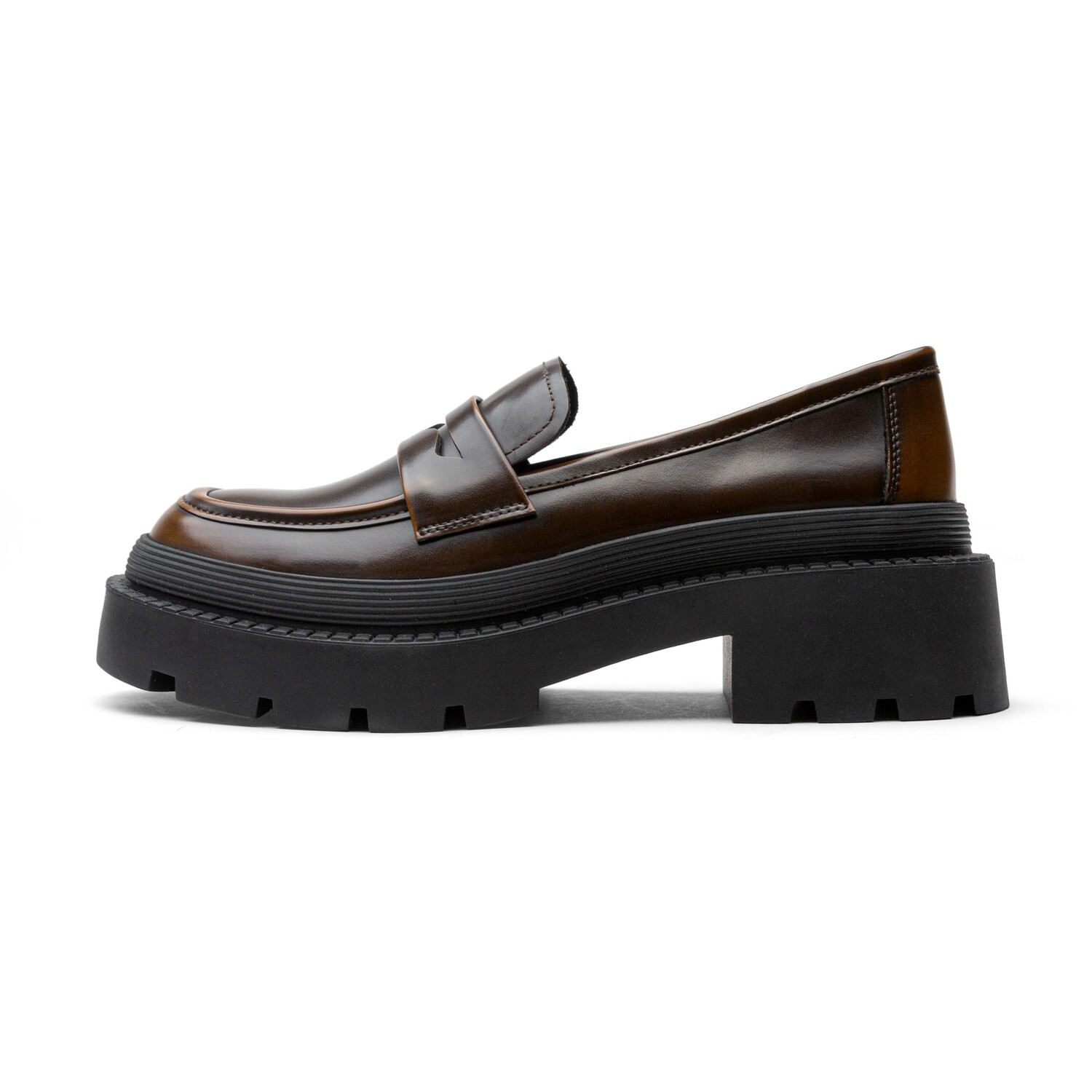 Лоферы женские с низким верхом Toomanyshoes, коричневый — фото 3