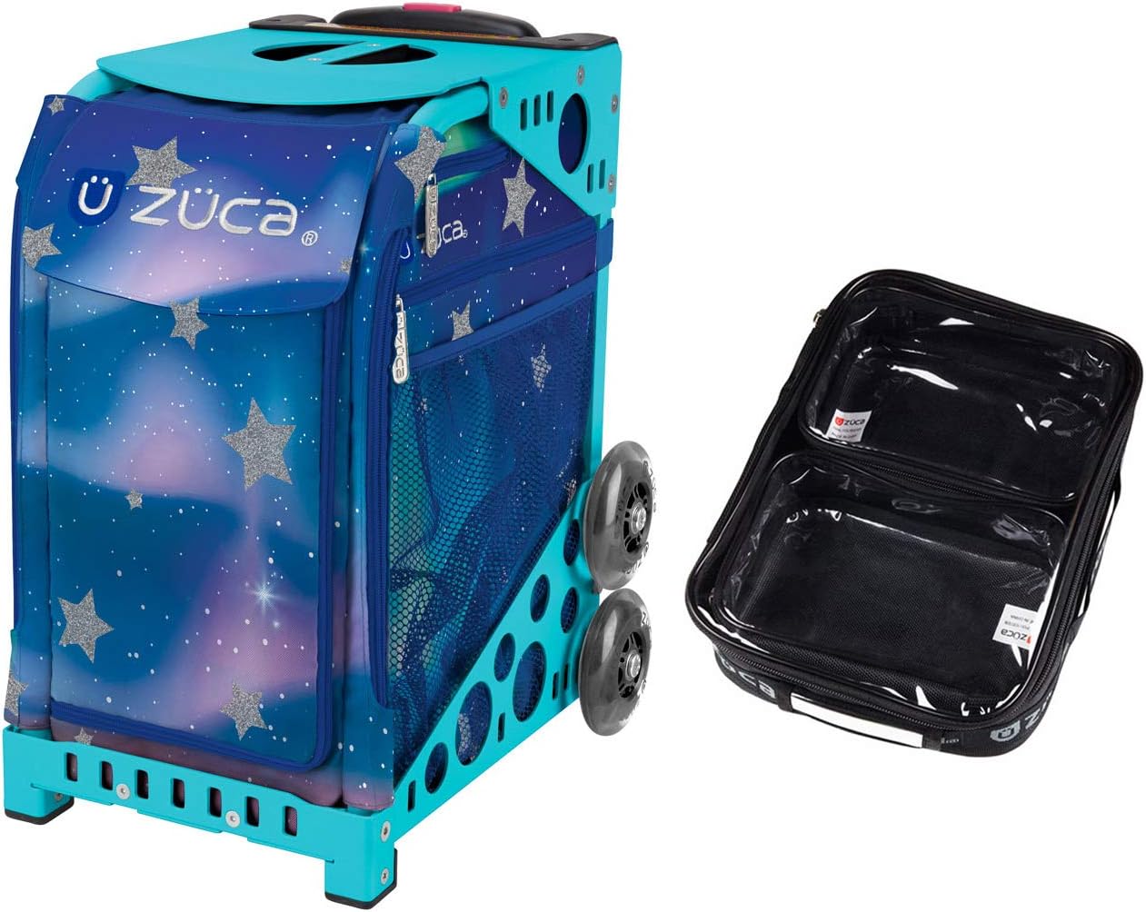 

Спортивная сумка Zuca - Aurora с подарочными пакетами: один большой и два маленьких (бирюзовая оправа), Зеленый, Спортивная сумка Zuca - Aurora с подарочными пакетами: один большой и два маленьких (бирюзовая оправа)