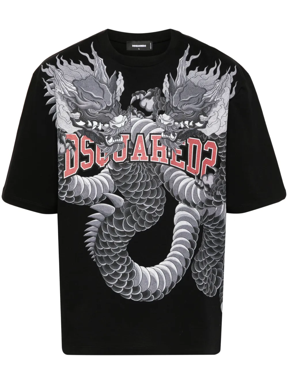 

Футболка с логотипом DSQUARED2, черный