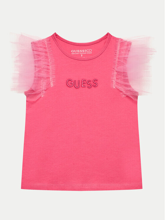 

Блузка стандартного кроя Guess, розовый