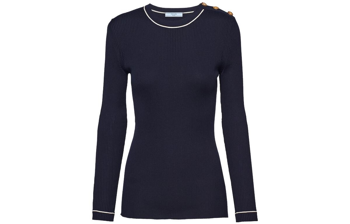 

Свитер женский Prada, темно-синий