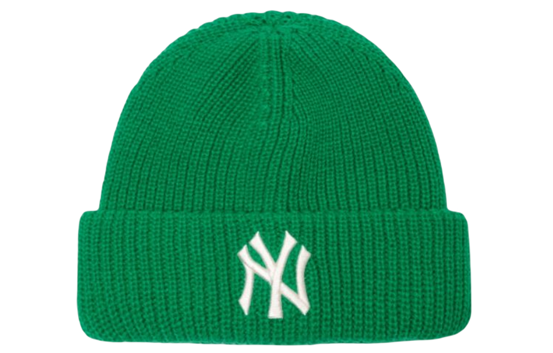 

Акриловая шапка унисекс зеленая MLB