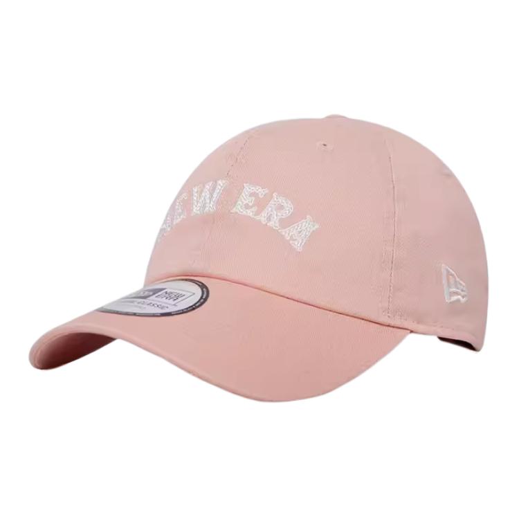 

New Era Хлопковая бейсболка унисекс розовая, Pink