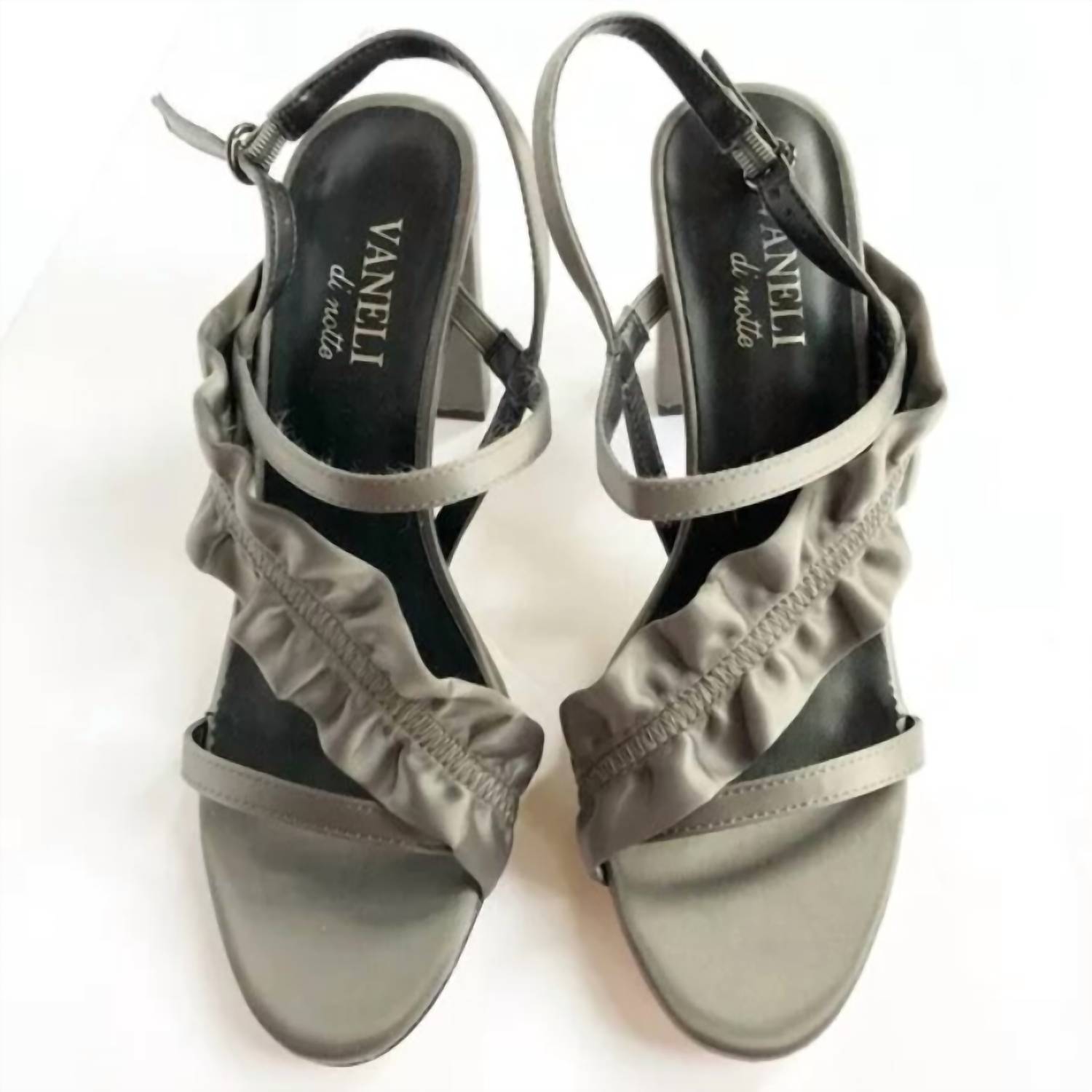 Женские туфли Beyla Slingback на каблуках из атласа Petwer VANELi, цвет petwer satin — фото 2