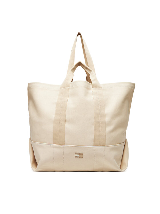 

Сумочка Tjw Tote Edition Canvas AW0AW17542 Tommy Jeans, бежевый