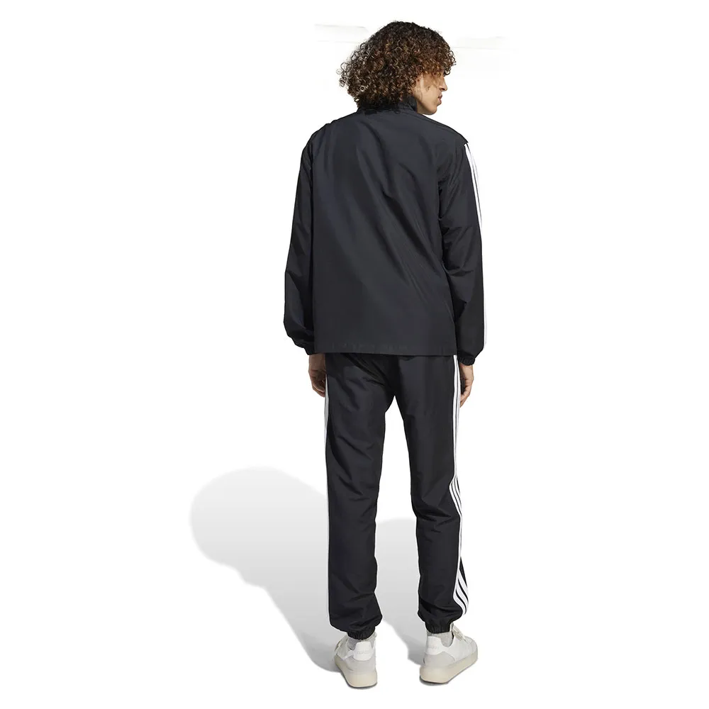 Спортивный костюм adidas Sportswear Basic 3 Stripes Woven, черный — фото 2
