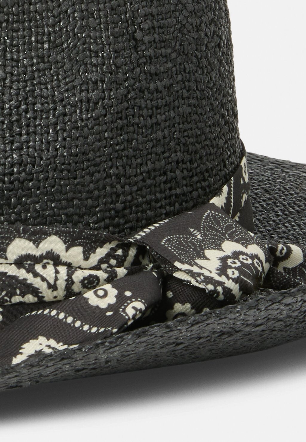 

Головной убор STRAW COWBOY HAT Ralph Lauren, черный