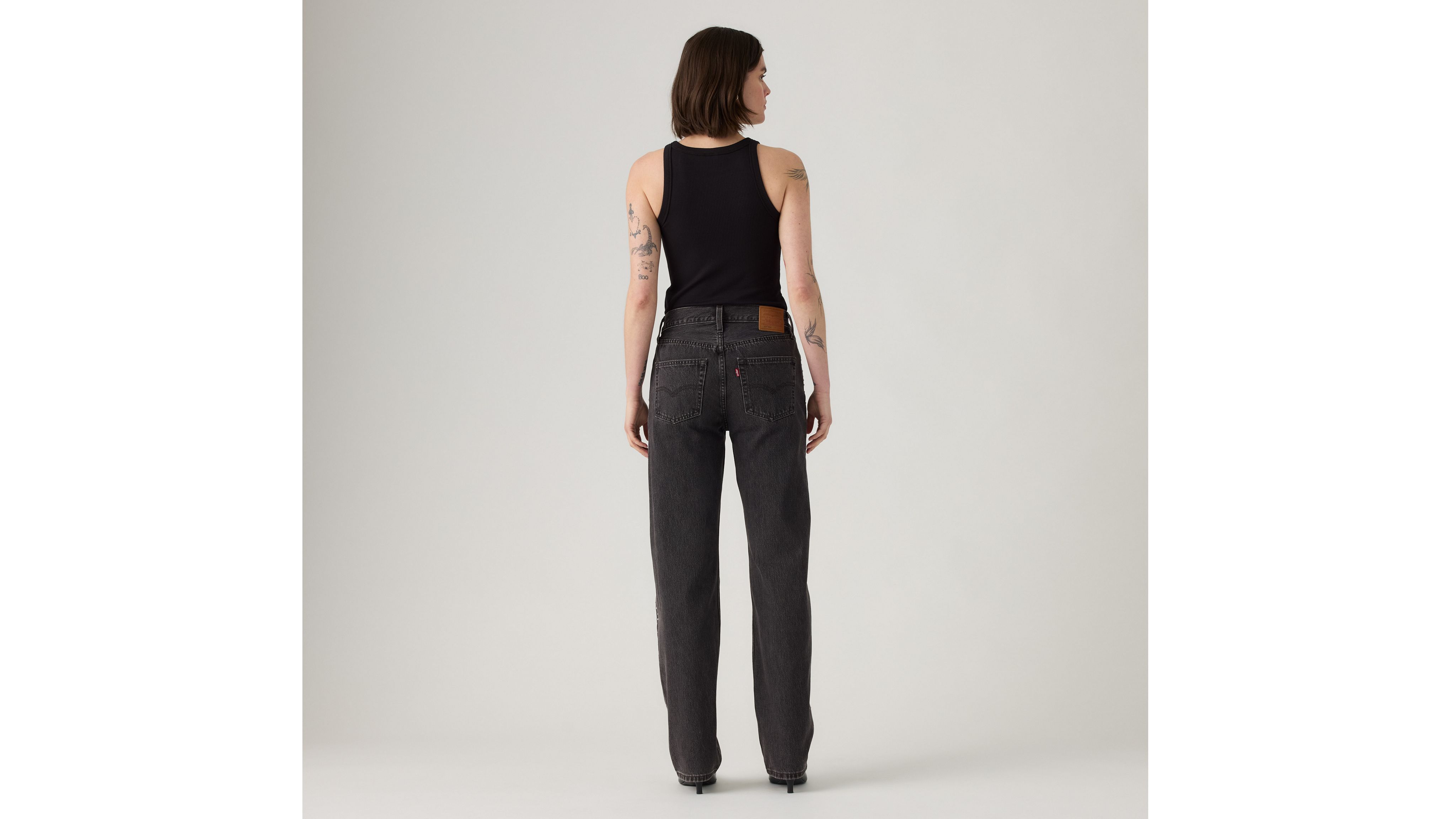 Женские джинсы 501 90-х годов Levi's, Bejeweled - Black — фото 3