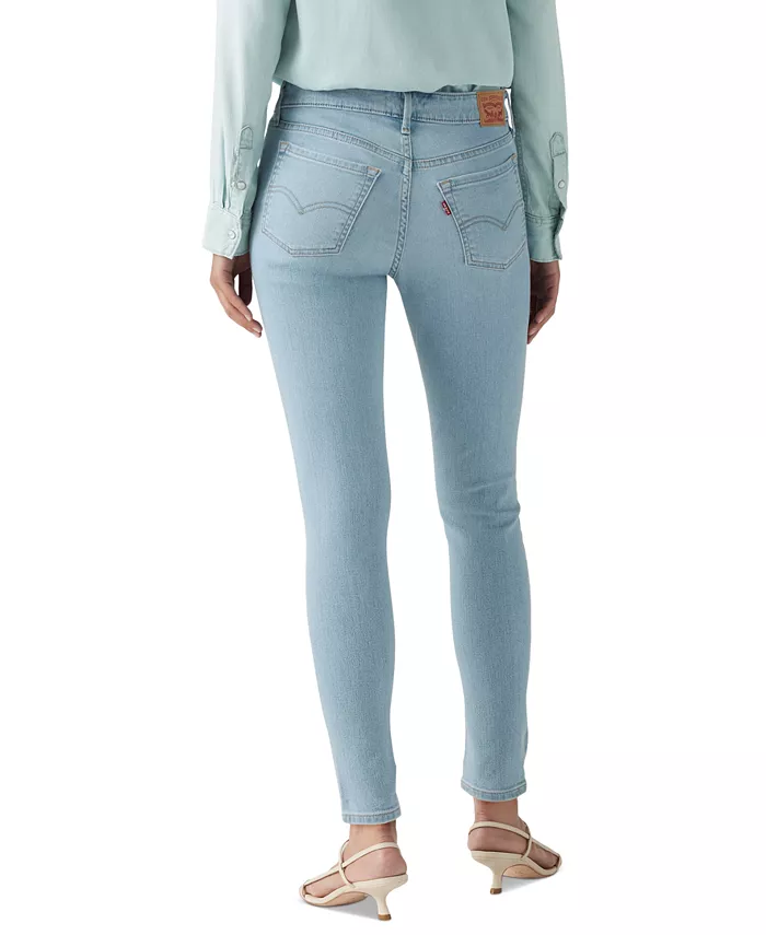 Женские джинсы 711 Mid Rise Stretch Skinny Levi's, синий — фото 2