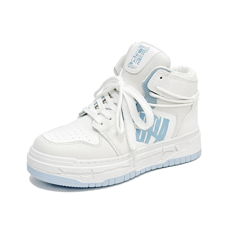 

Кроссовки CHERRY&KALIKA Skateboarding Shoes Men High-top, черный/белый