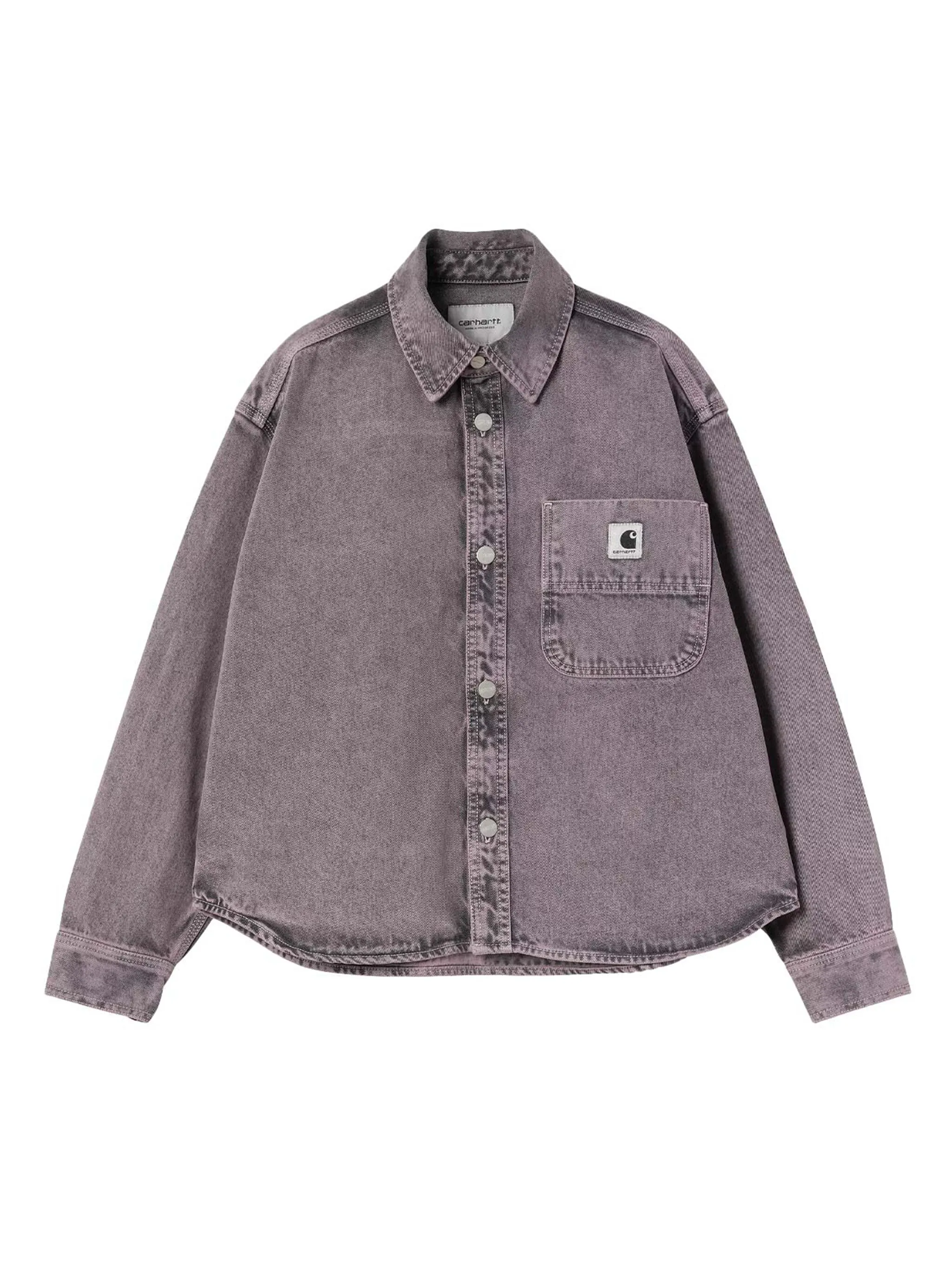 

Рубашка Georgia с карманом Carhartt Wip, фиолетовый