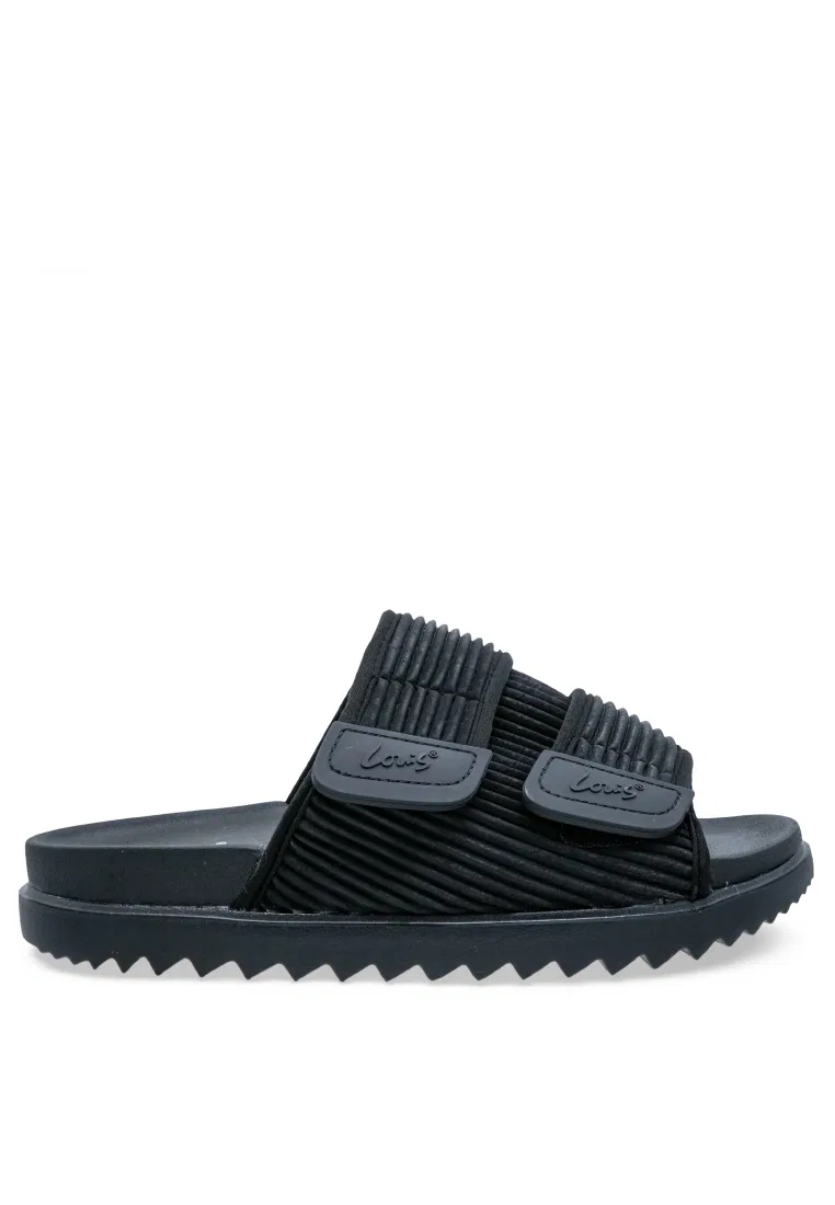Мужские сандалии, slip-on, искусственная кожа, модель 260141280 Louis Cuppers, черный