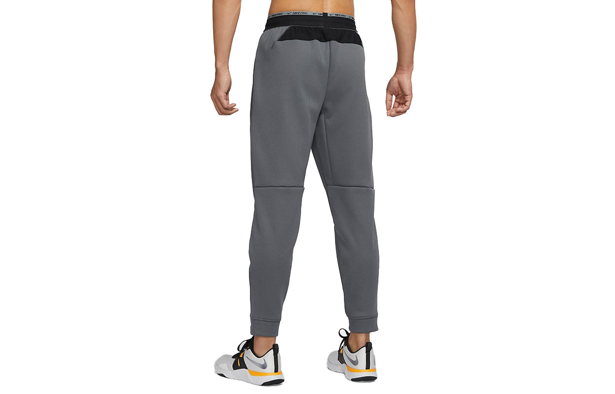 Спортивные брюки Men's Nike Np TF Turf Thrma Sphr Fleece Lined Stay Warm Sports Knit Bundle Feet Long Pants/Trousers Dark Grey DD2123-068 — фото 2