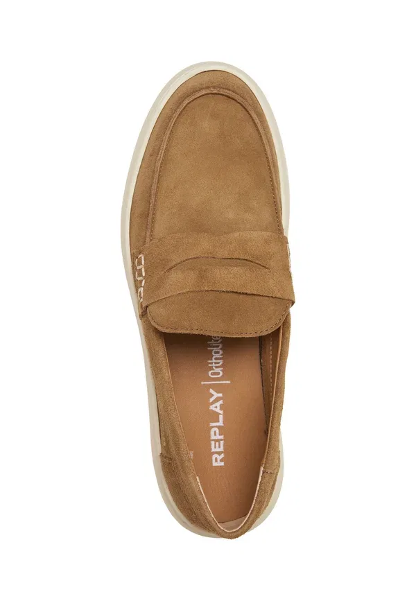 Туфли-слипоны Brice tonal slip ons Replay, коричневый — фото 3