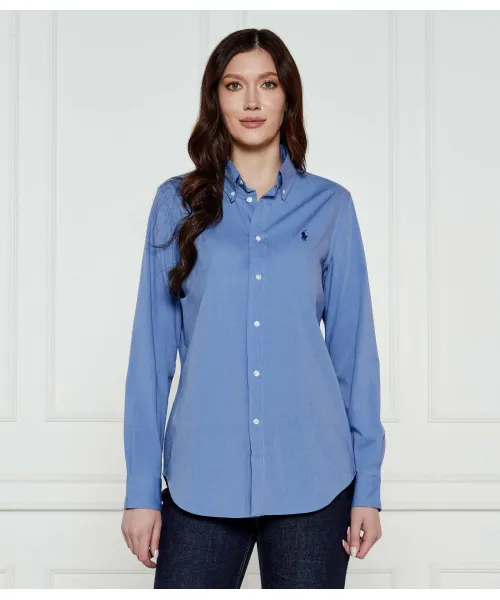 

Рубашка Slim fit Polo Ralph Lauren, синий