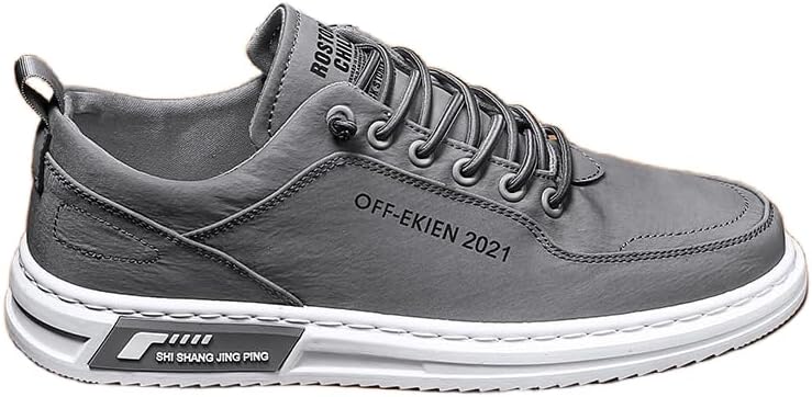 

Мужские кроссовки - повседневные спортивные туфли с мягкой подошвой и дышащей конструкцией для повседневного комфорта Hoalox, серый