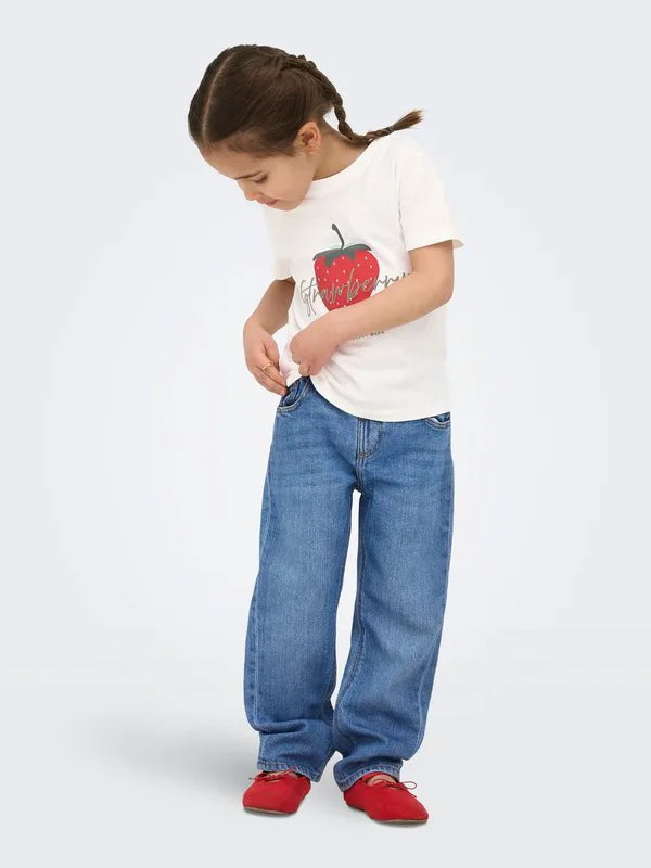 Джинсы прямого кроя Only Mini, Medium Blue Denim