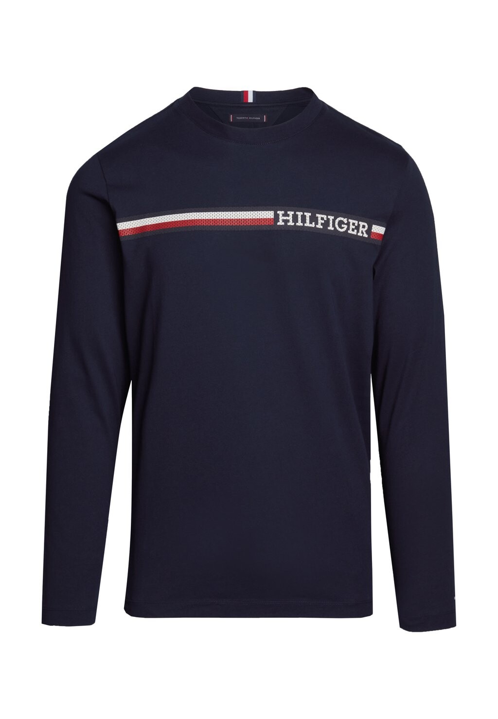 

Топ с длинными рукавами CHEST STRIPE TEE Tommy Hilfiger, темно-синий