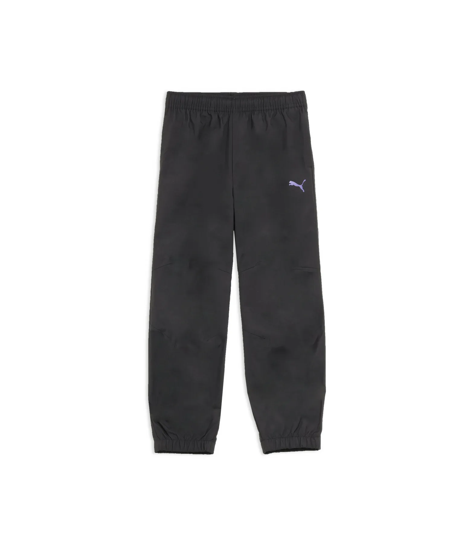 Детские штаны из полиэстера PUMA ESS ELEVATED WOVEN PANTS черные