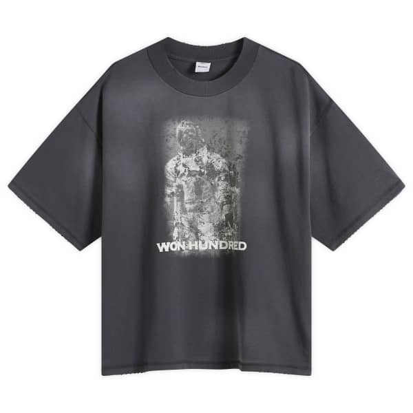 

Футболка с символикой Хьюстона Won Hundred, washed черный