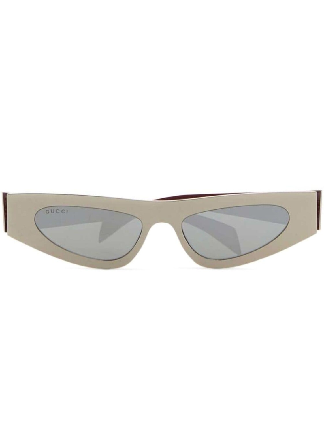 

Солнцезащитные очки с логотипом Gucci Eyewear, серебряный
