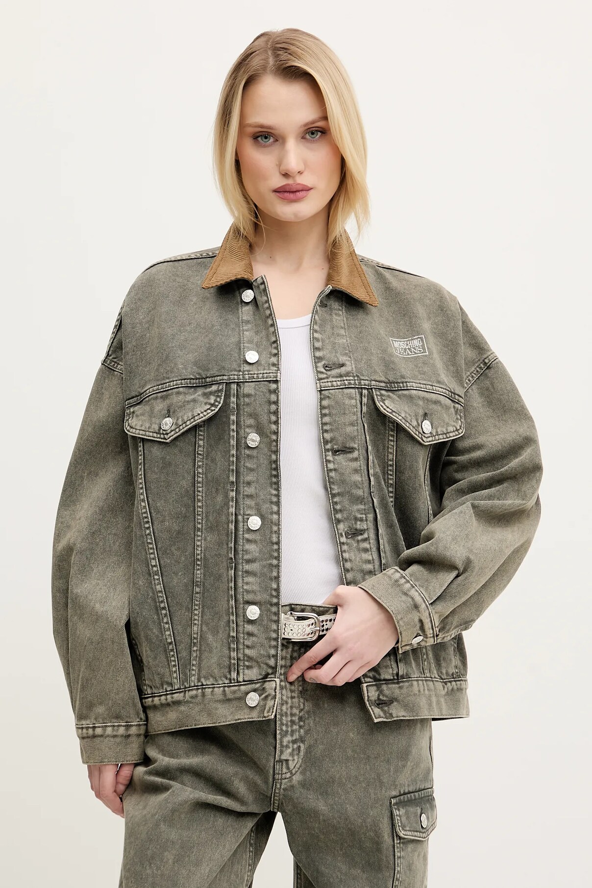 

Куртка Moschino Jeans, серый