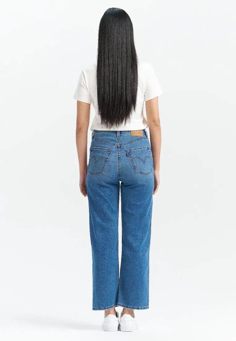 Джинсы женские, прямые укороченные, Levi’s, синие Levi'S — фото 3