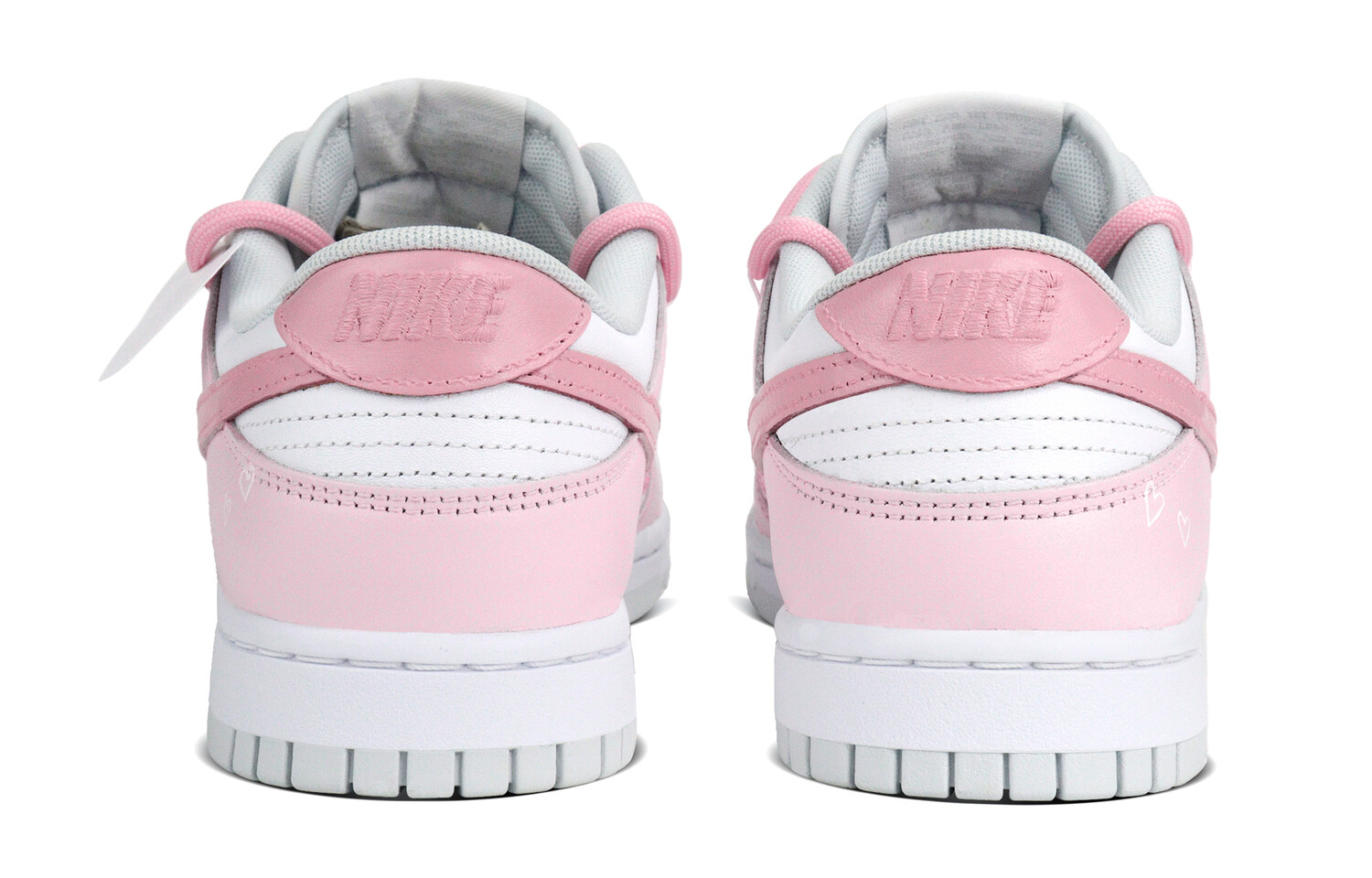 

Кроссовки Nike Dunk Skateboarding Shoes Unisex Low-top White, розовый