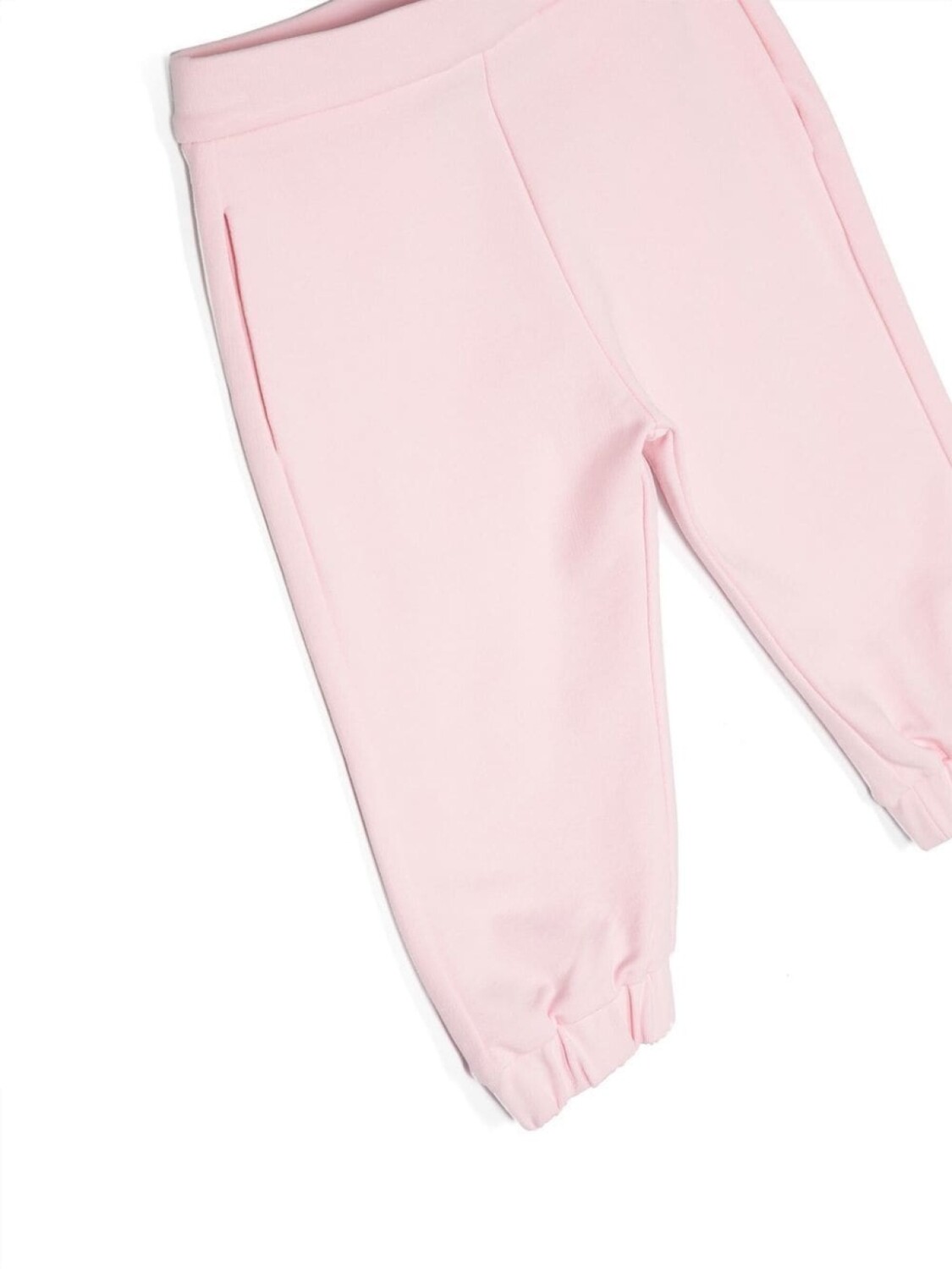 Moncler Enfant спортивный костюм с нашивкой-логотипом, розовый — фото 3
