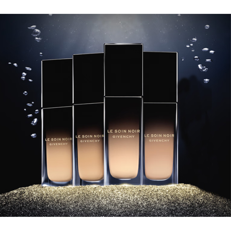 Givenchy Red Luck Gilded Limited Black Essence сыворотка-жидкий тональный крем Natural Concealing 30 мл — фото 4