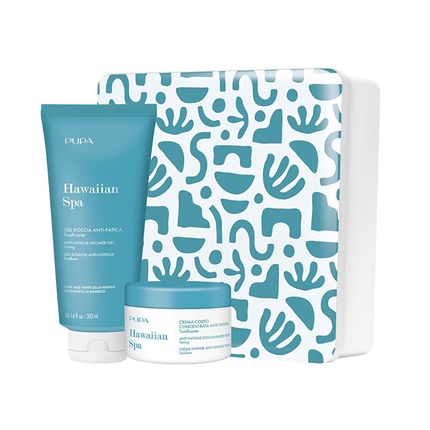 Подарочный набор Hawaiian Spa Kit 2 - Включает гель для душа 300 мл и крем для тела 150 мл Pupa Milano