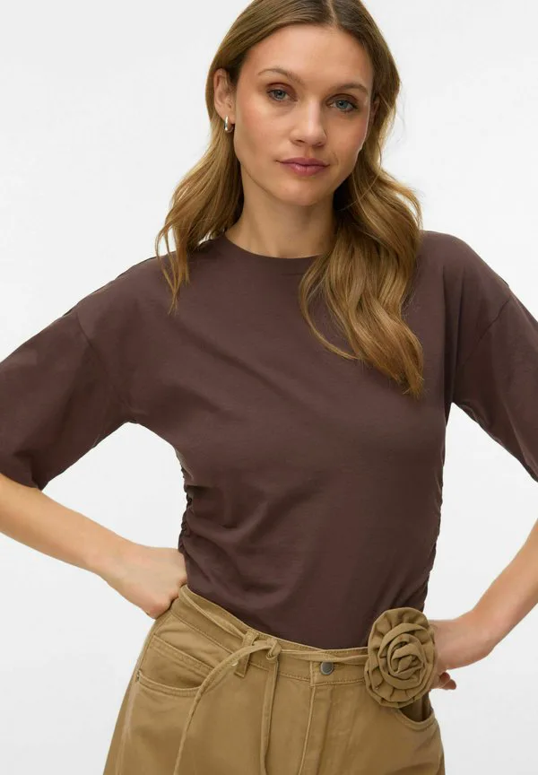 

Базовая футболка vmmia Vero Moda, Chocolate Martini, Коричневый, Базовая футболка vmmia Vero Moda, Chocolate Martini