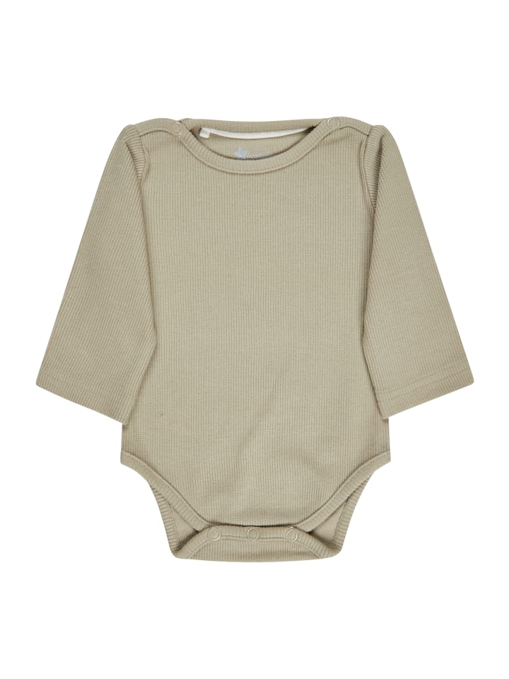 

Sterntaler Боди с длинными рукавами из ребристого трикотажа серого цвета